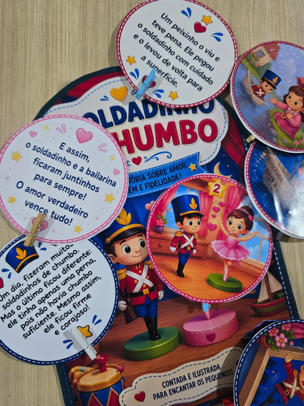 Luva da História O Soldadinho de Chumbo – Contação de História em PDF — amostra 6: Luva da História do Soldadinho de Chumbo…