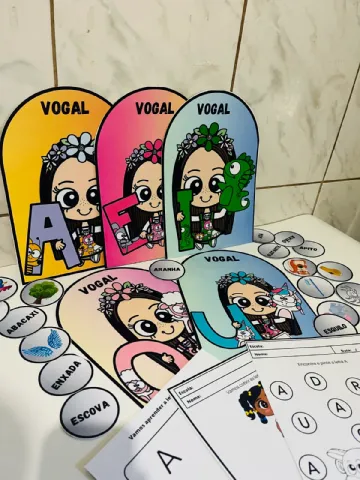 🧤✨ Luva das Vogais – Material Pedagógico — amostra 1: O que vem no material
