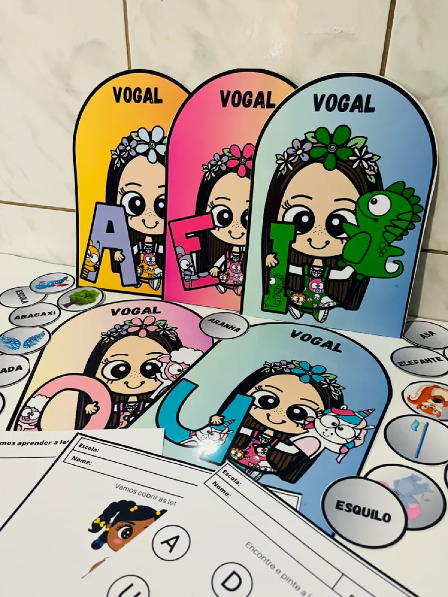 🧤✨ Luva das Vogais – Material Pedagógico — Alfabetização para Educação Infantil: Luva das Vogais – Um recurso completo e…