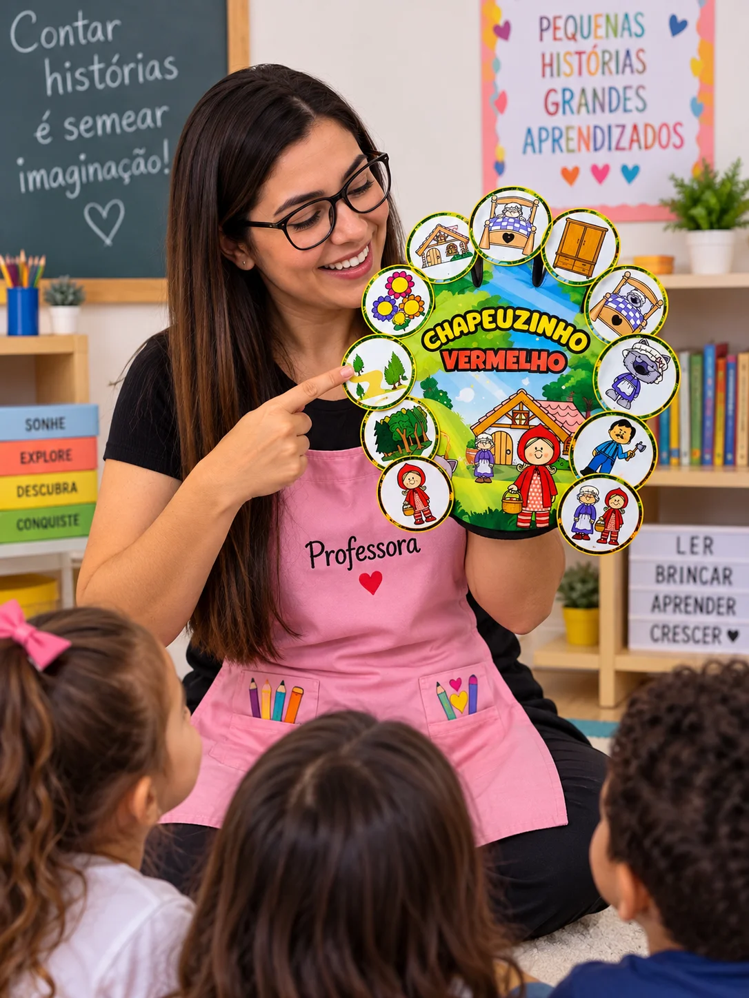 LUVA DE HISTÓRIA: CHAPEUZINHO VERMELHO | Educação Infantil — Alfabetização para Educação Infantil: "Era uma vez