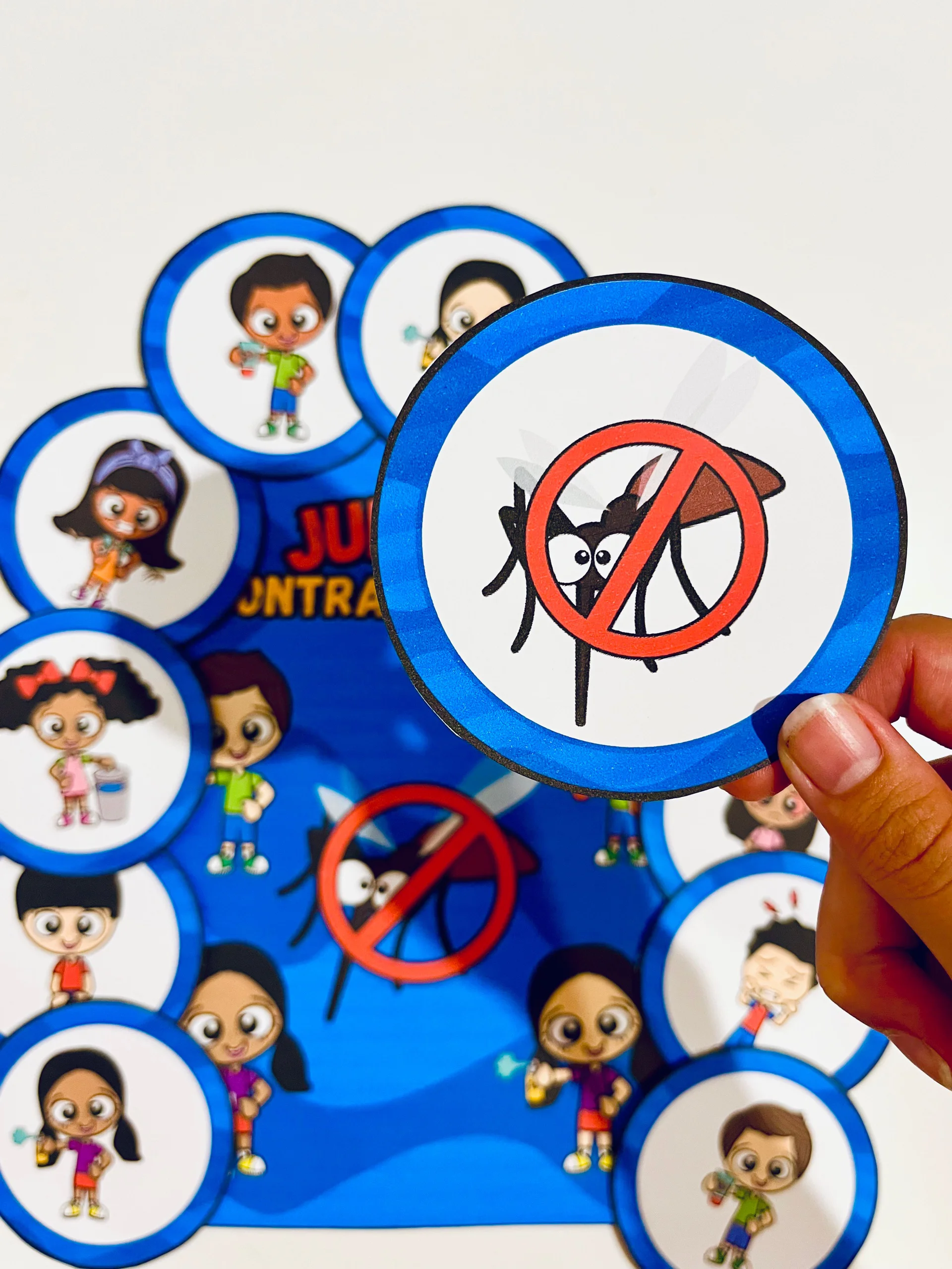 Luva de História Juntos Contra a Dengue – Educação Infantil — amostra 1: 🦟 JUNTOS CONTRA A DENGUE – LUVA DE HISTÓRIA