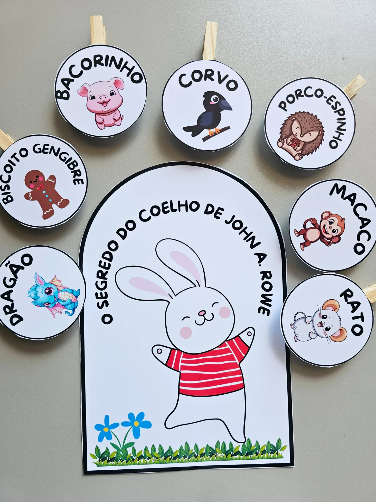 Luva de História O Segredo do Coelho para Contação — Alfabetização para Educação Infantil: Luva de contação de histórias…