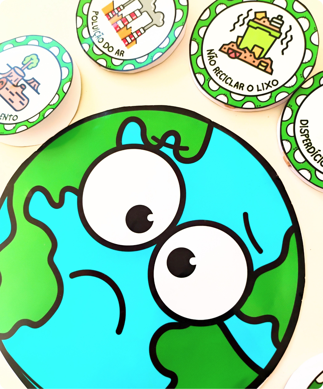 Luva de meio ambiente para imprimir — Educação Infantil — amostra 3: O que você encontra no PDF