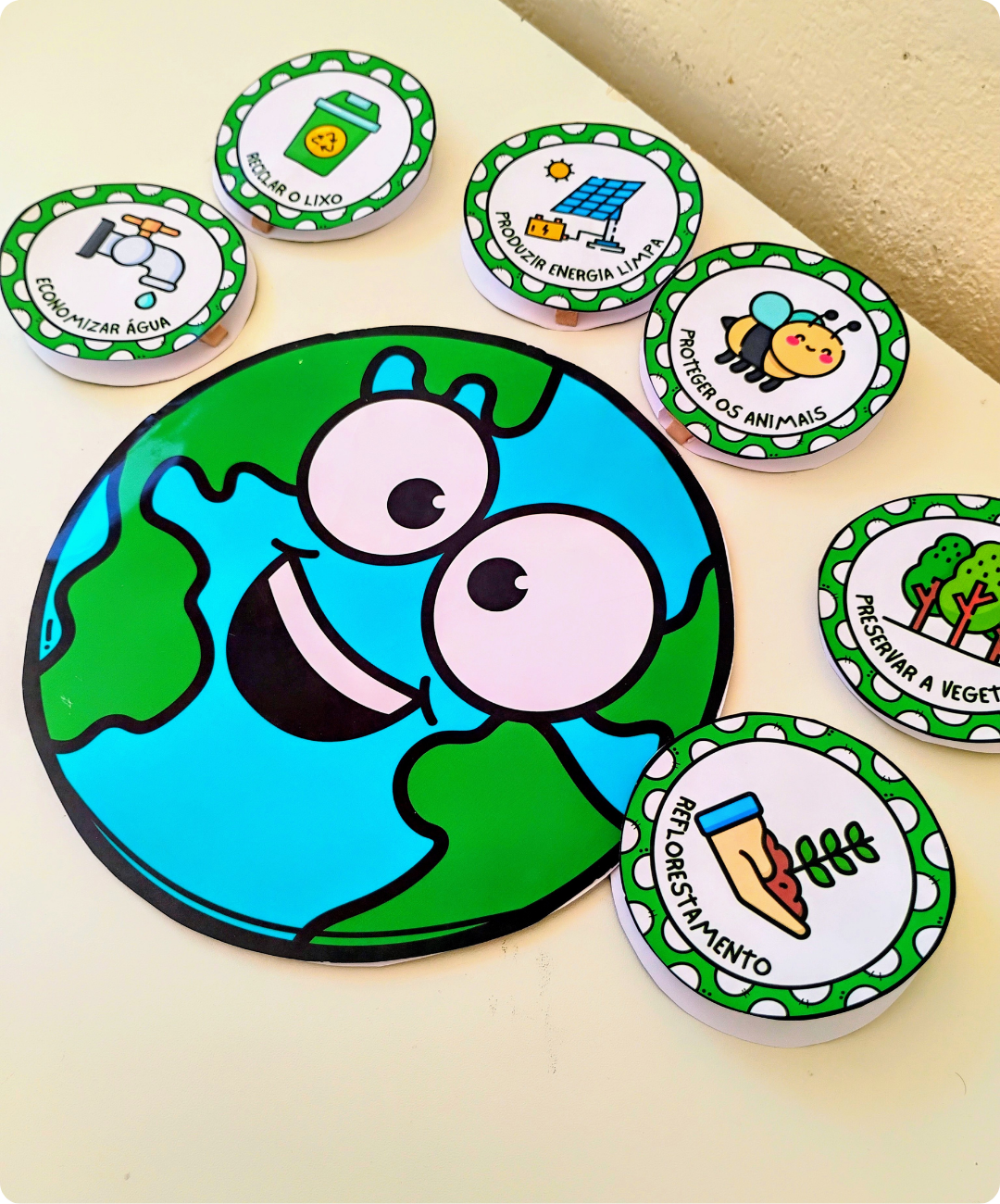 Luva de meio ambiente para imprimir — Educação Infantil — amostra 4: Para quais turmas é indicado