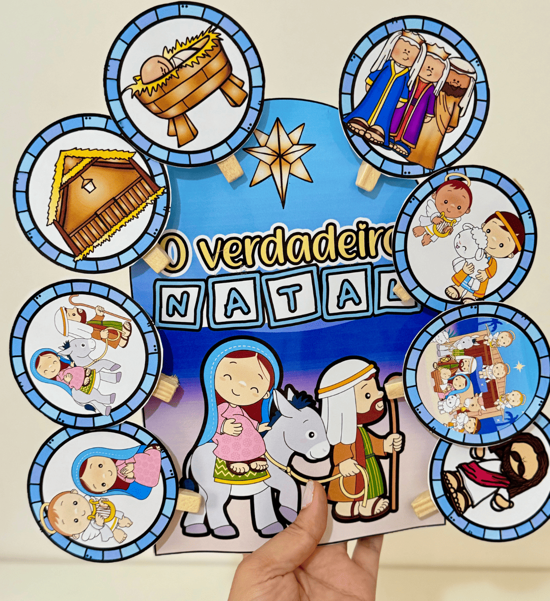 Luva de Natal para Contação de História: O Verdadeiro Natal — História para Educação Infantil: Leve a história O Verdadeiro…