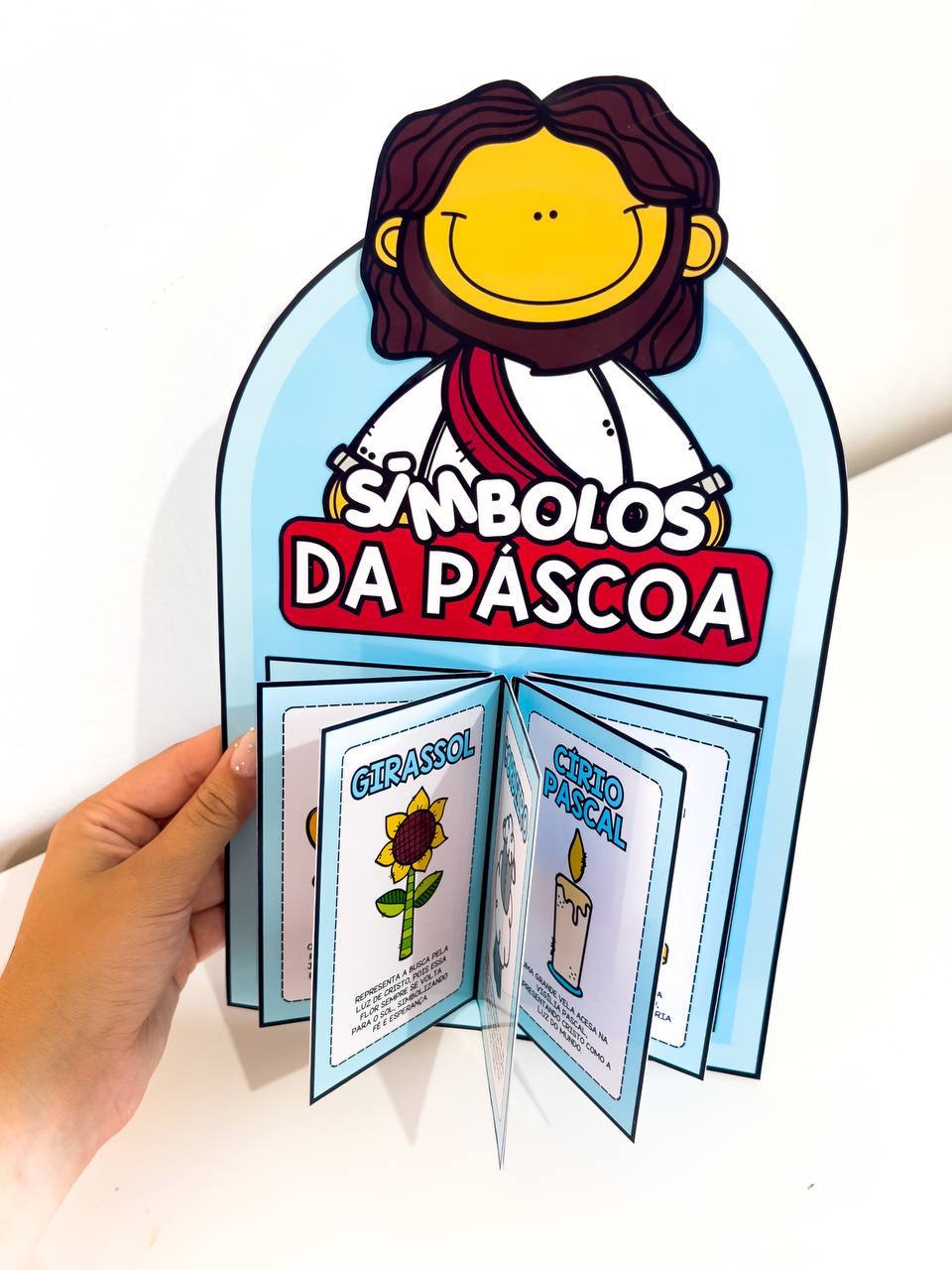 Luva de símbolos da Páscoa para imprimir — amostra 1: Como levar o recurso para a sala