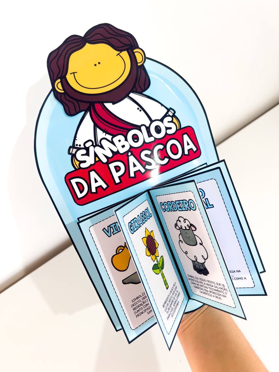 Luva de símbolos da Páscoa para imprimir — amostra 5: Leve os símbolos da Páscoa para a conversa com as crianças usando uma…
