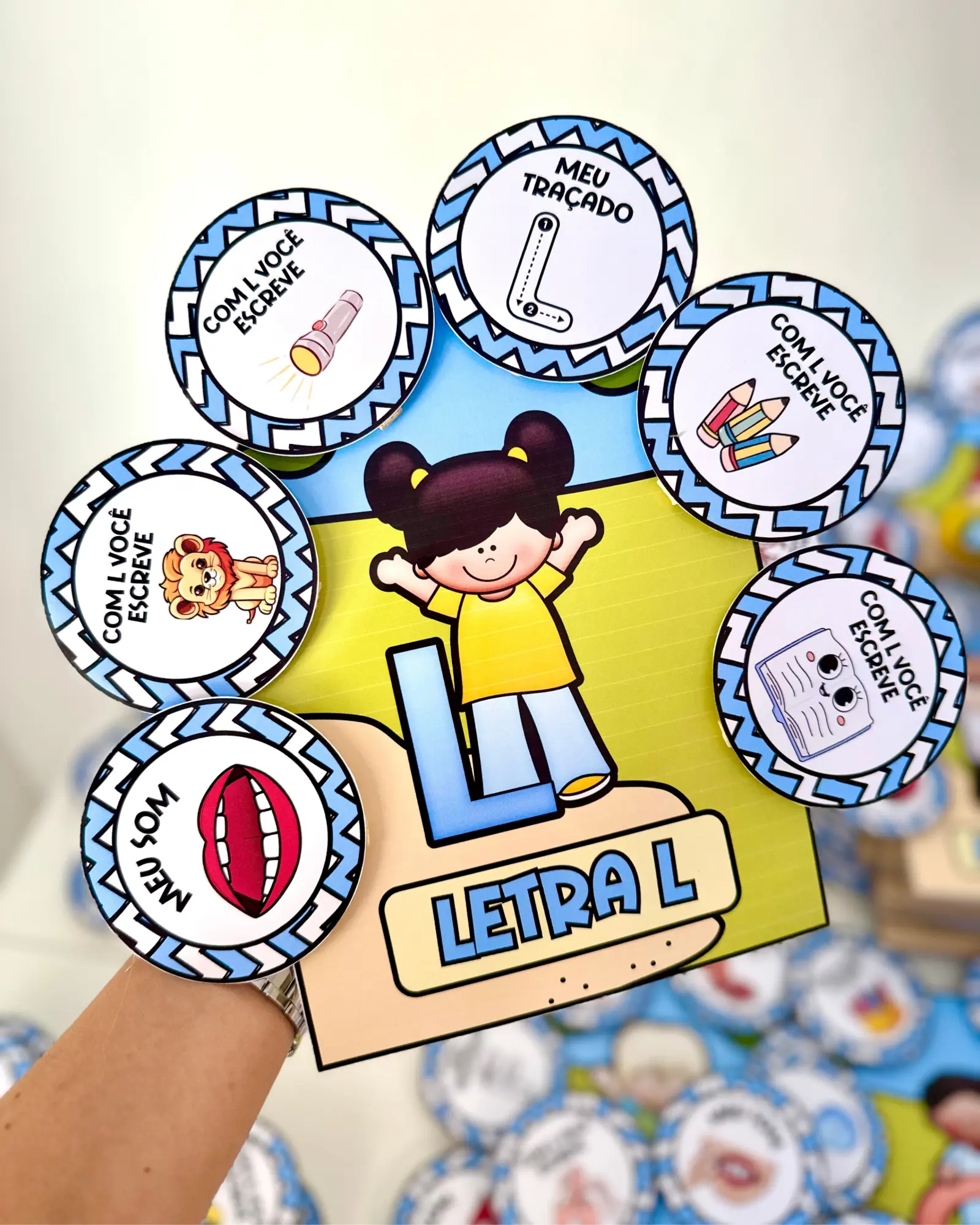 Luva do Alfabeto : Atividade lúdica para trabalhar o alfabeto — amostra 7: Arquivo Luvas do Alfabeto para trabalhar o…