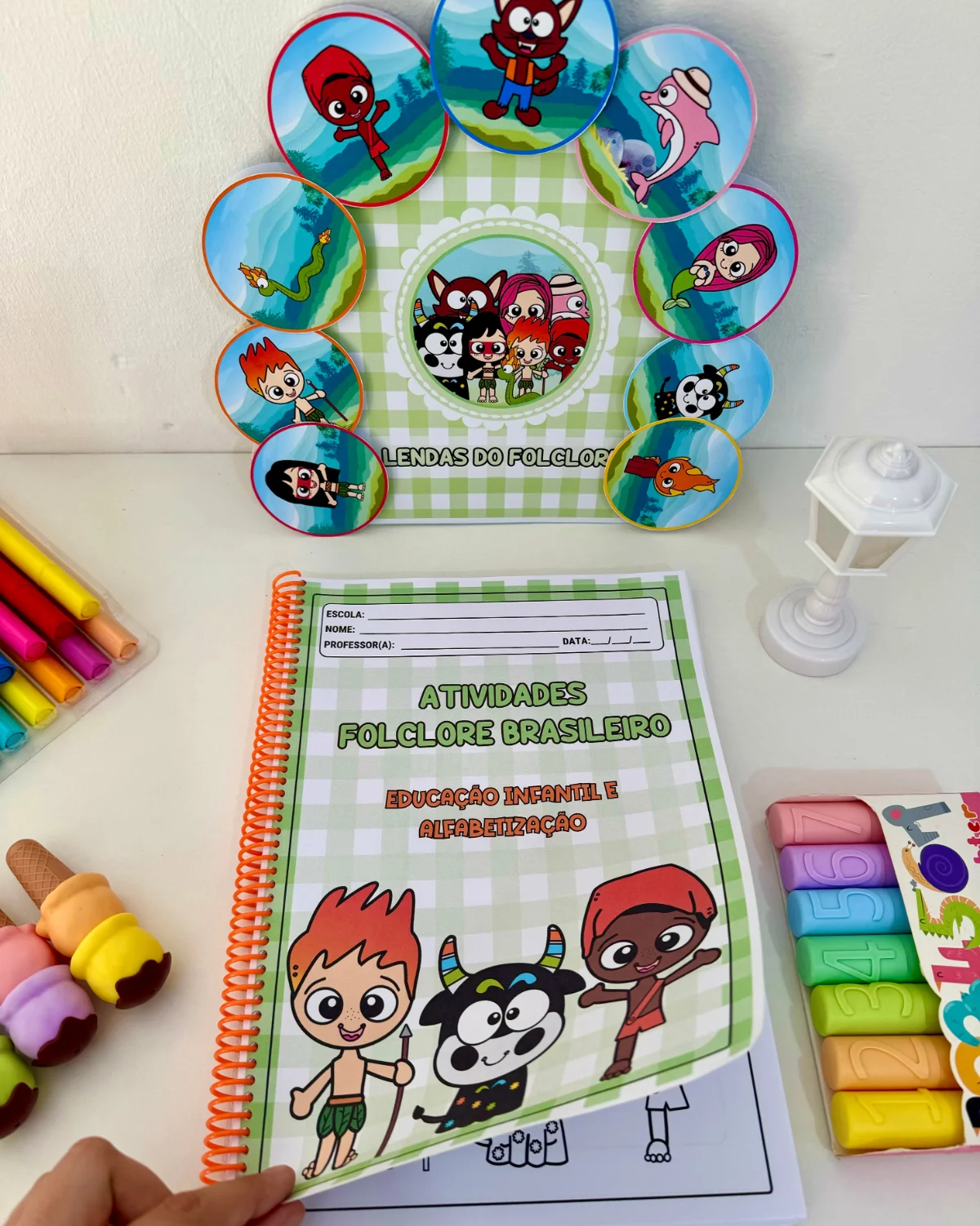 Luva do Folclore Atividades para Ensino Fundamental — capa do material