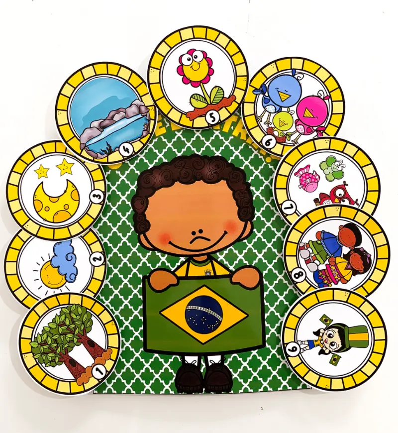 Luva do poema O que é Pátria? para Educação Infantil — amostra 1: Luva do poema “O que é Pátria?”
