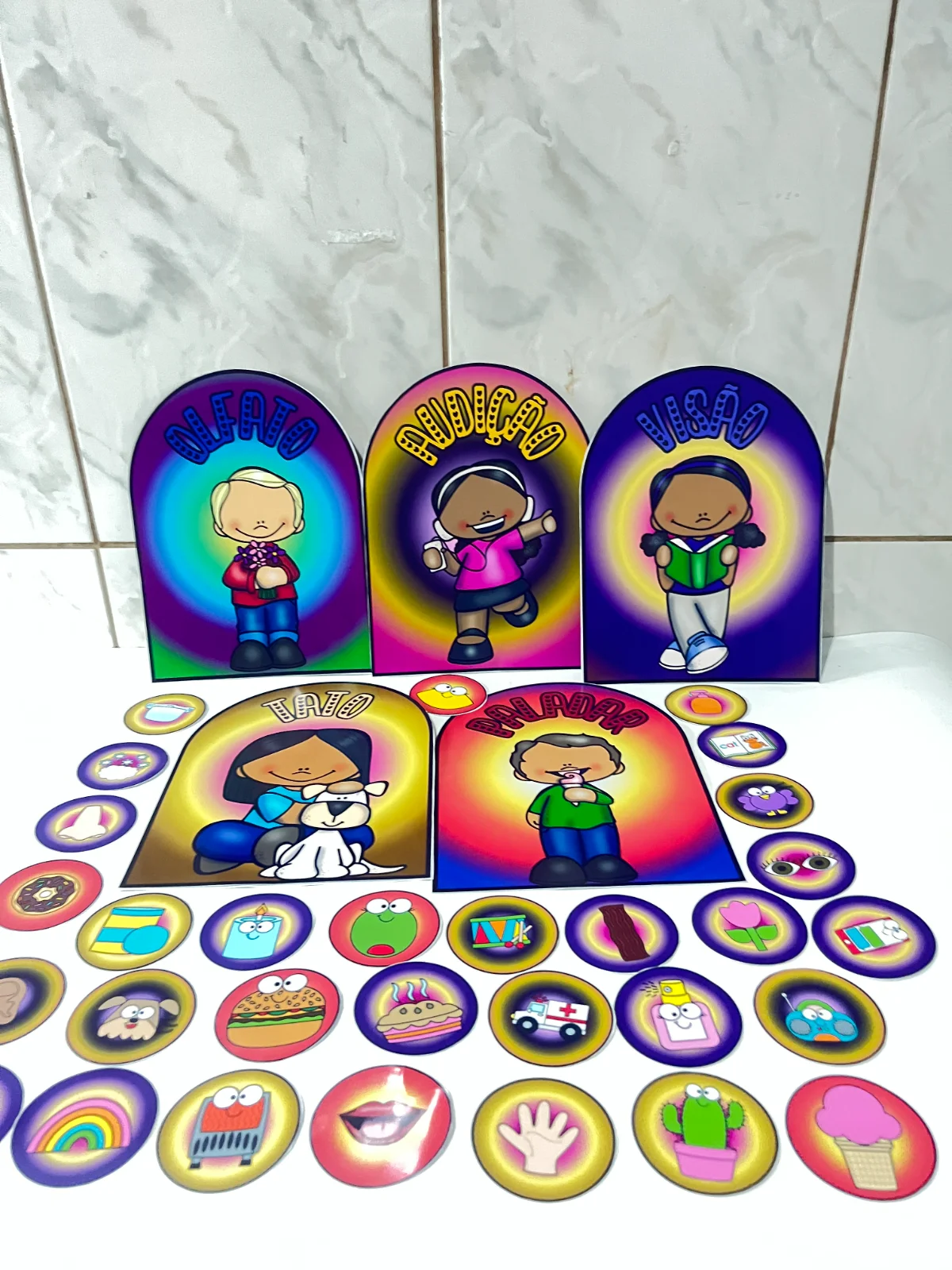Luva dos 5 Sentidos – Aprender | Ed Infantil ao 3º Ano – Ciências — amostra 5: Luva dos 5 Sentidos para explorar visão,…