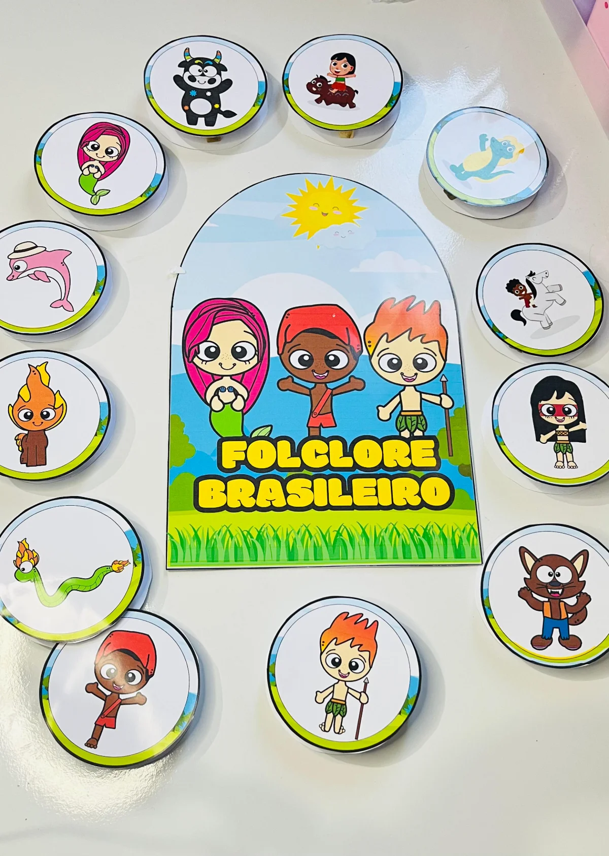 Luva Folclore Brasileiro — capa do material