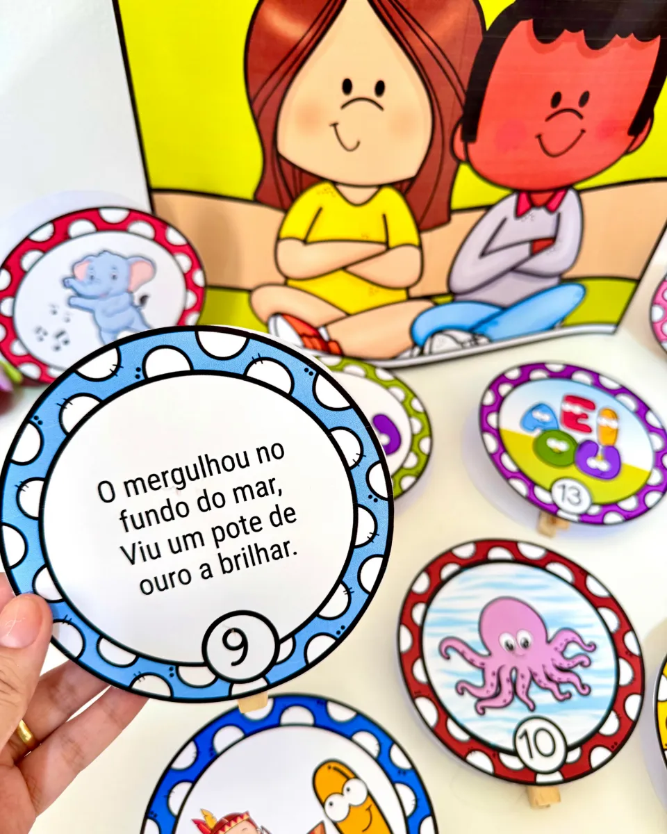 Luva Gigante “A Aventura das Vogais” para Educação Infantil e Anos Iniciais — amostra 3: Recurso lúdico e visual “A…