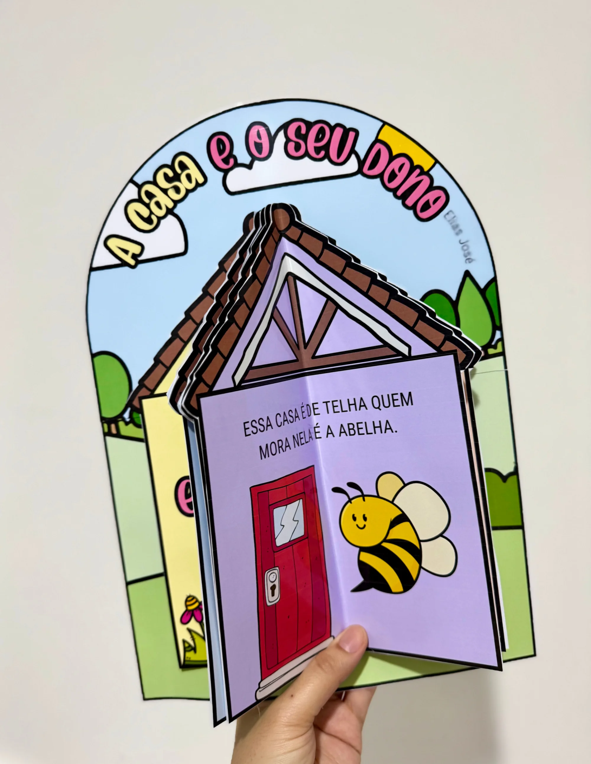 Luva Interativa – A Casa e o Seu Dono – PDF para Imprimir — capa do material