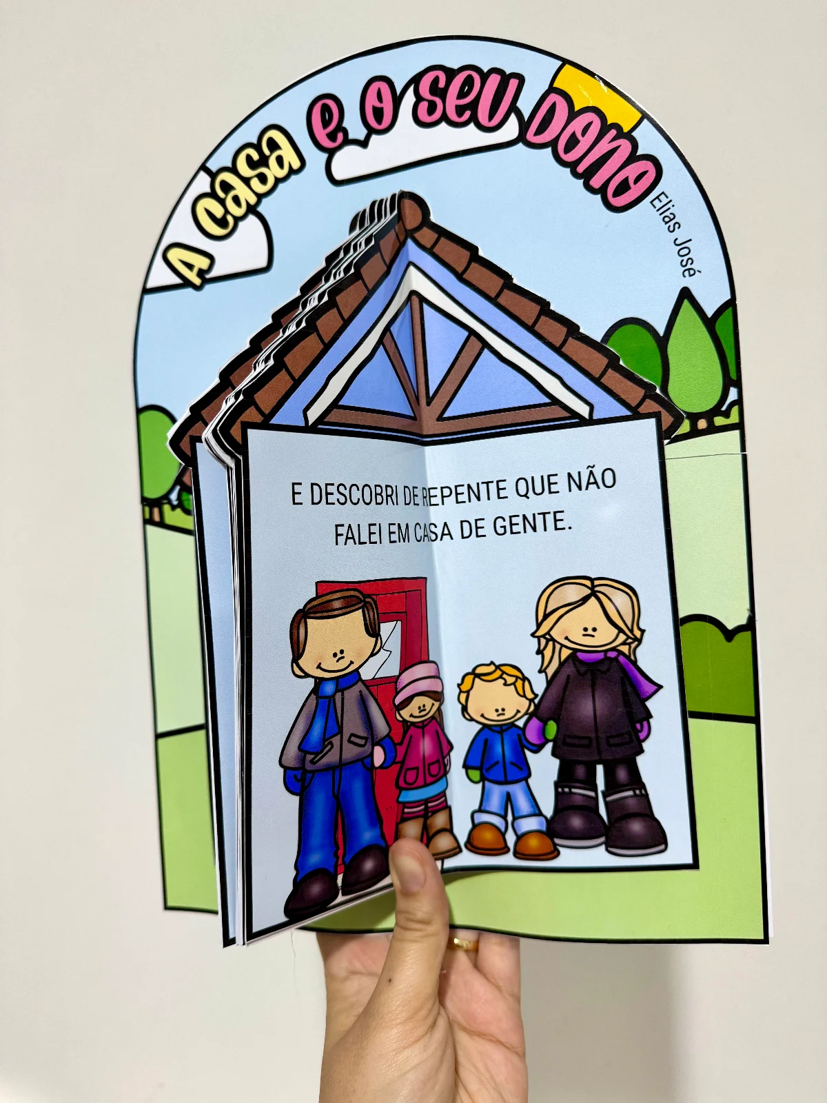 Luva Interativa Poema "A Casa e o Seu Dono" (Elias José) — amostra 2: Formato e entrega