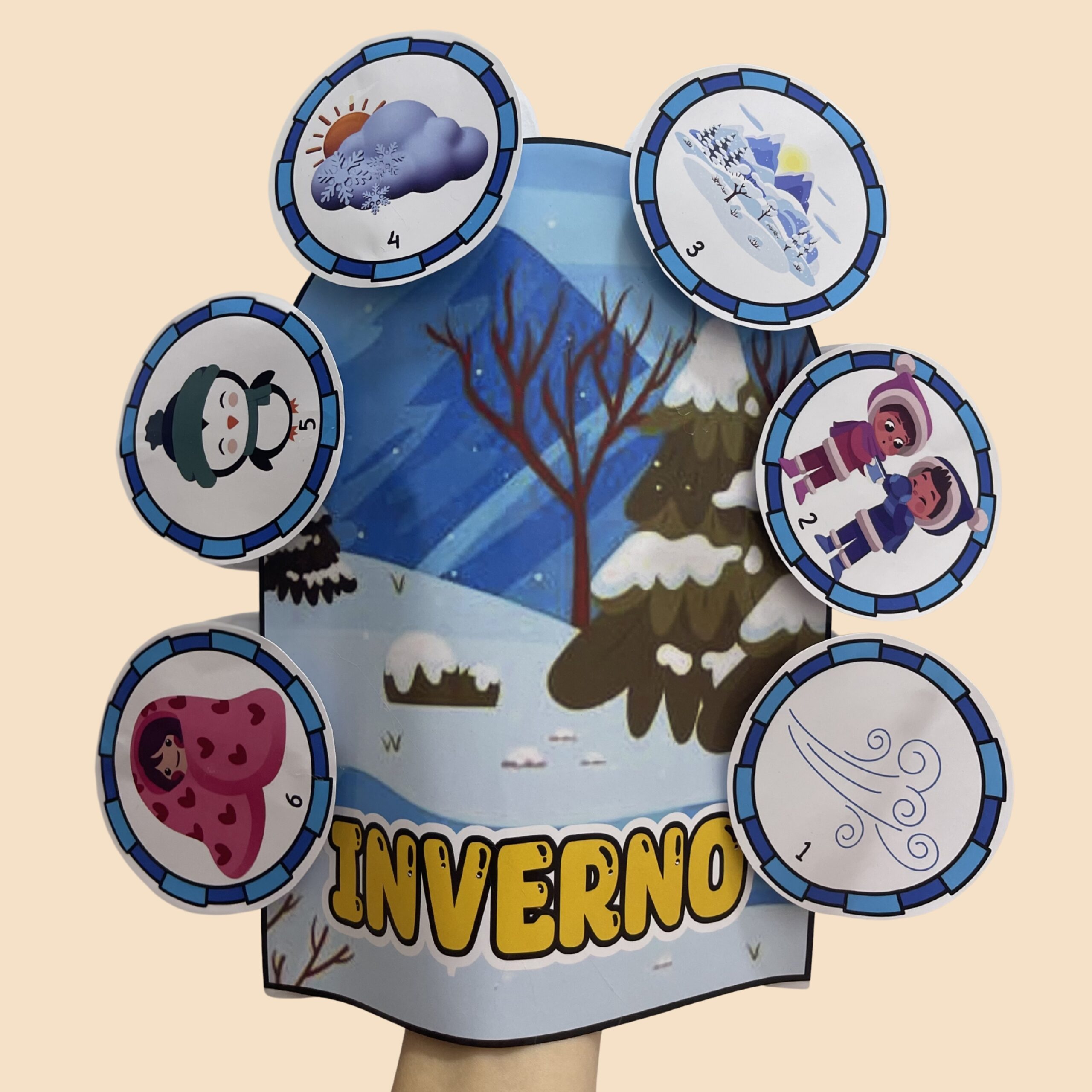 Luva mágica da história do inverno – Material Pedagógico — capa do material