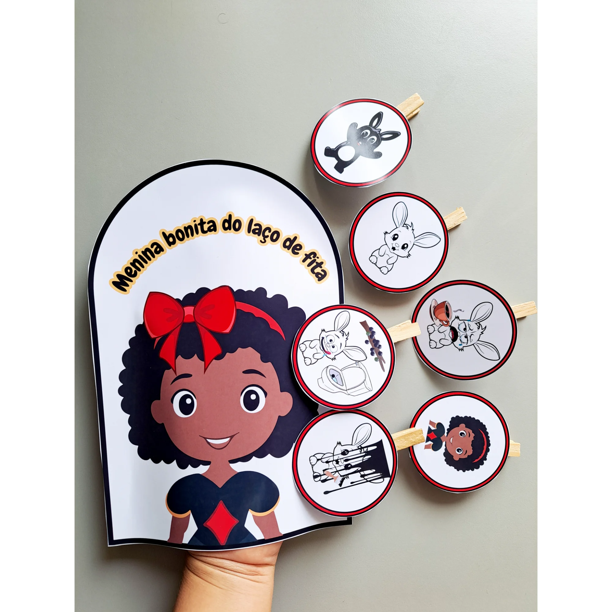 🎀 LUVA MENINA BONITA DO LAÇO DE FITA- HISTORIA LUDICA — amostra 3: A Luva Menina Bonita do Laço de Fita é um recurso…