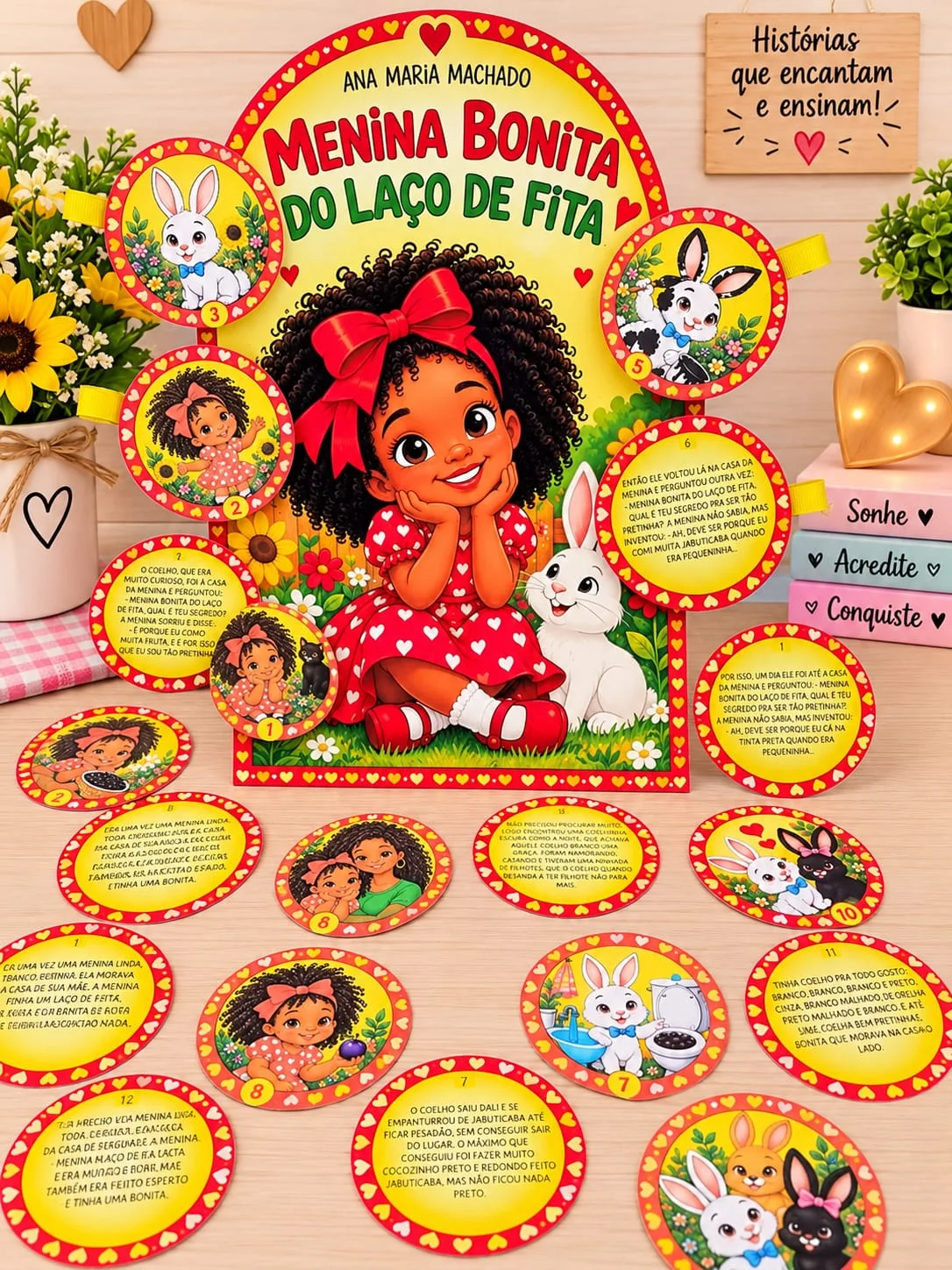📚🌻 Luva – MENINA BONITA DO LAÇO DE FITA 🎀🐰 — capa do material