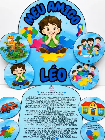 Luva Meu Amigo Leo – Material Pedagógico — capa do material