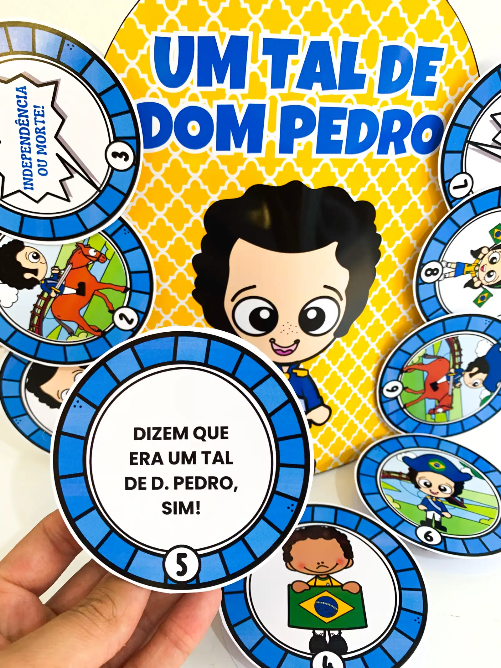 Luva Musica "Um Tal de Dom Pedro" – Independência do Brasil — amostra 2: Luva musical “Um Tal de Dom Pedro” para trabalhar…