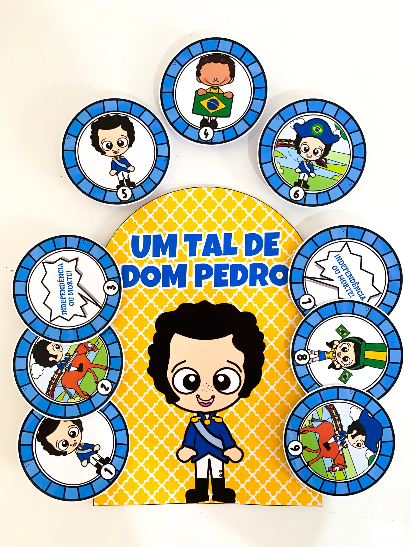 Luva Musica "Um Tal de Dom Pedro" – Independência do Brasil — amostra 5: Luva musical “Um Tal de Dom Pedro” para trabalhar…