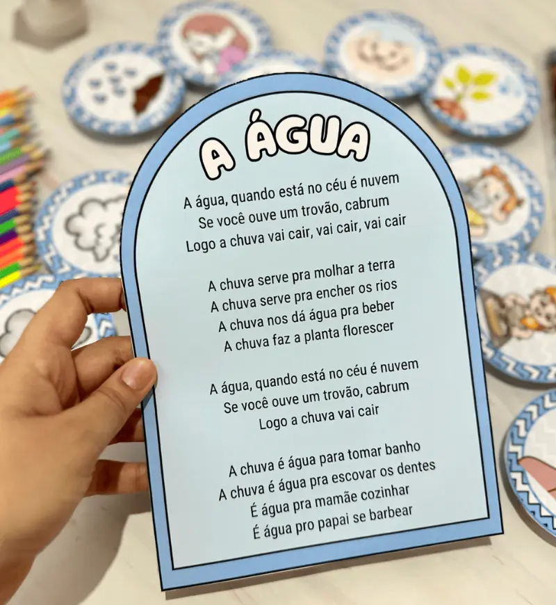 Luva musical A Água para Educação Infantil — amostra 4: Para quem é indicado e quais aprendizagens favorece