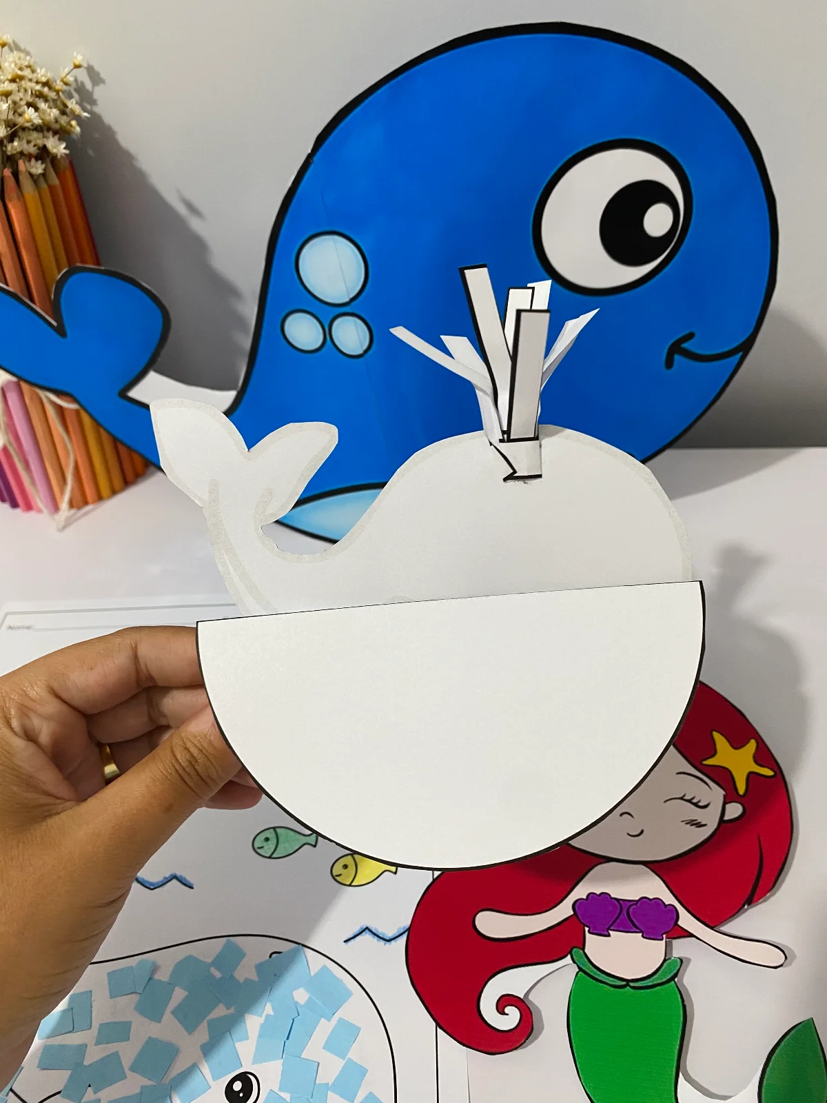 Luva musical A Baleia atividade musicalização educação infantil PDF para imprimir — amostra 5: Um material incrível para…