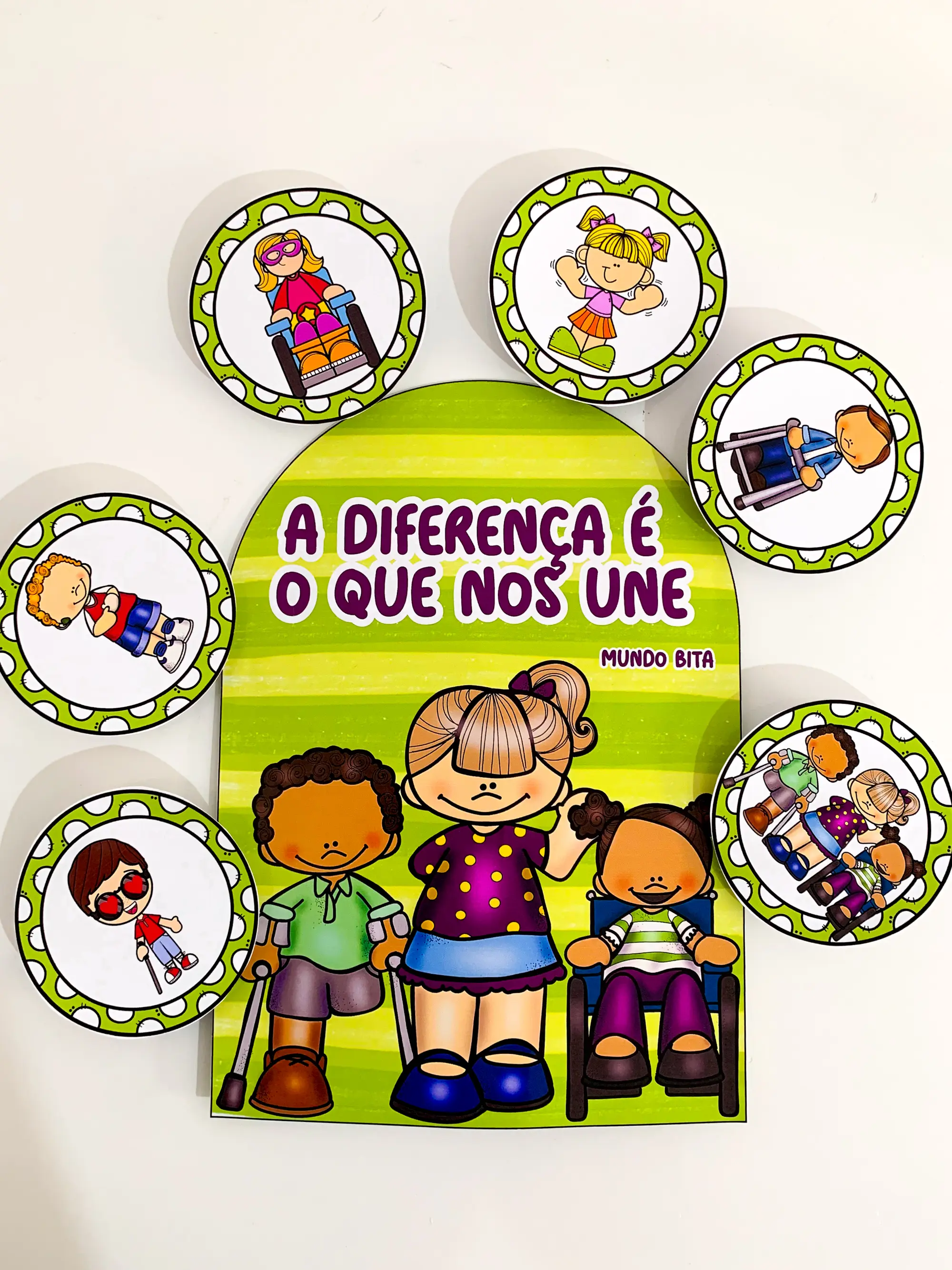 Luva musical “A diferença é o que nos une” — amostra 2: Proposta excelente para trabalhar o tema Inclusão com turmas de…