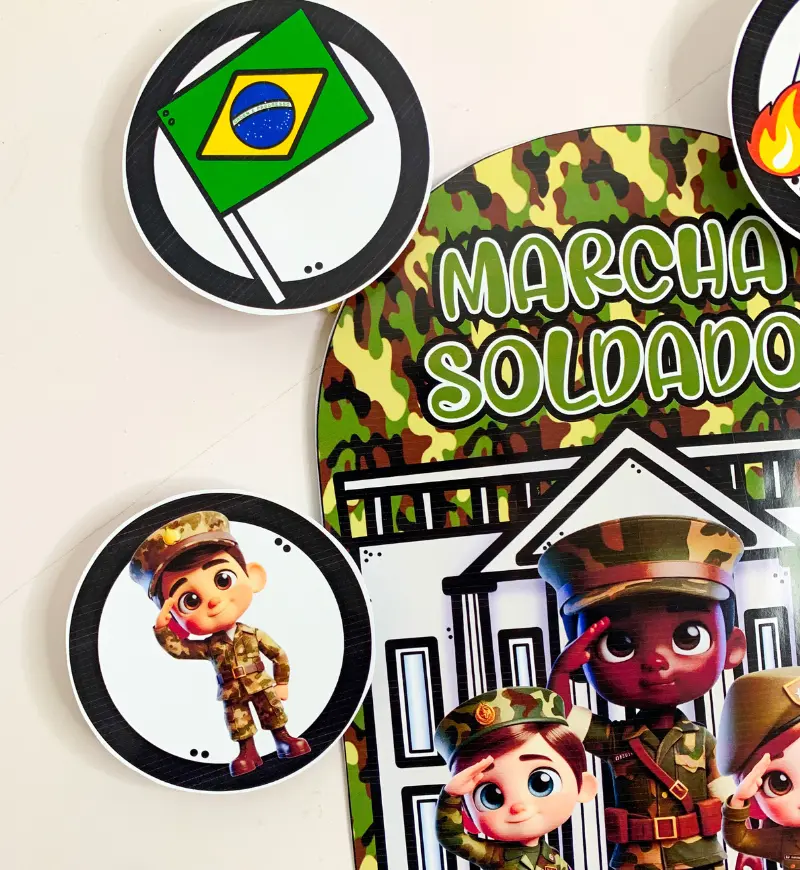 Luva Musical Marcha Soldado para Educação Infantil — amostra 5: Explore a cantiga Marcha Soldado com uma luva musical e…