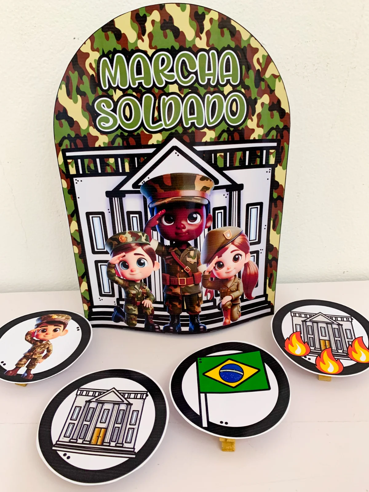 Luva Musical – Marcha Soldado – PDF para Imprimir — Alfabetização para Educação Infantil: Transforme a cantiga "Marcha…