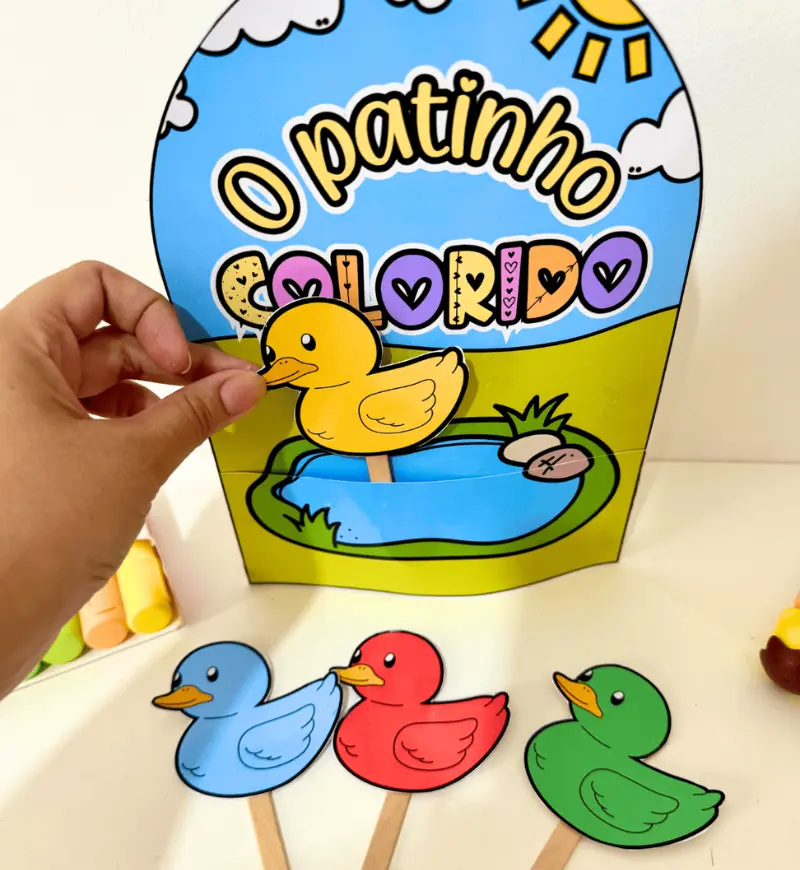 Luva Musical O Patinho Colorido: PDF para Educação Infantil — amostra 4: Para quem é indicado
