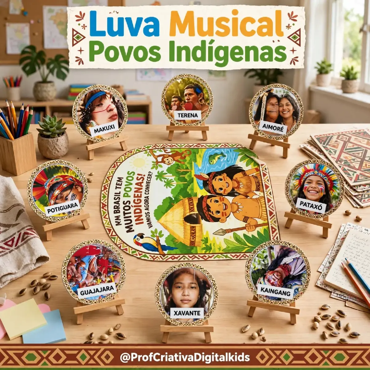 Luva Musical Povos indígenas - História Educação Infantil — Ciências para Educação Infantil: 🤩Com a Luva Musical Povos…