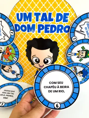 Luva musical “Um tal de Dom Pedro” Atividade Independência do Brasil — amostra 5: Material ilustrado para facilitar a…