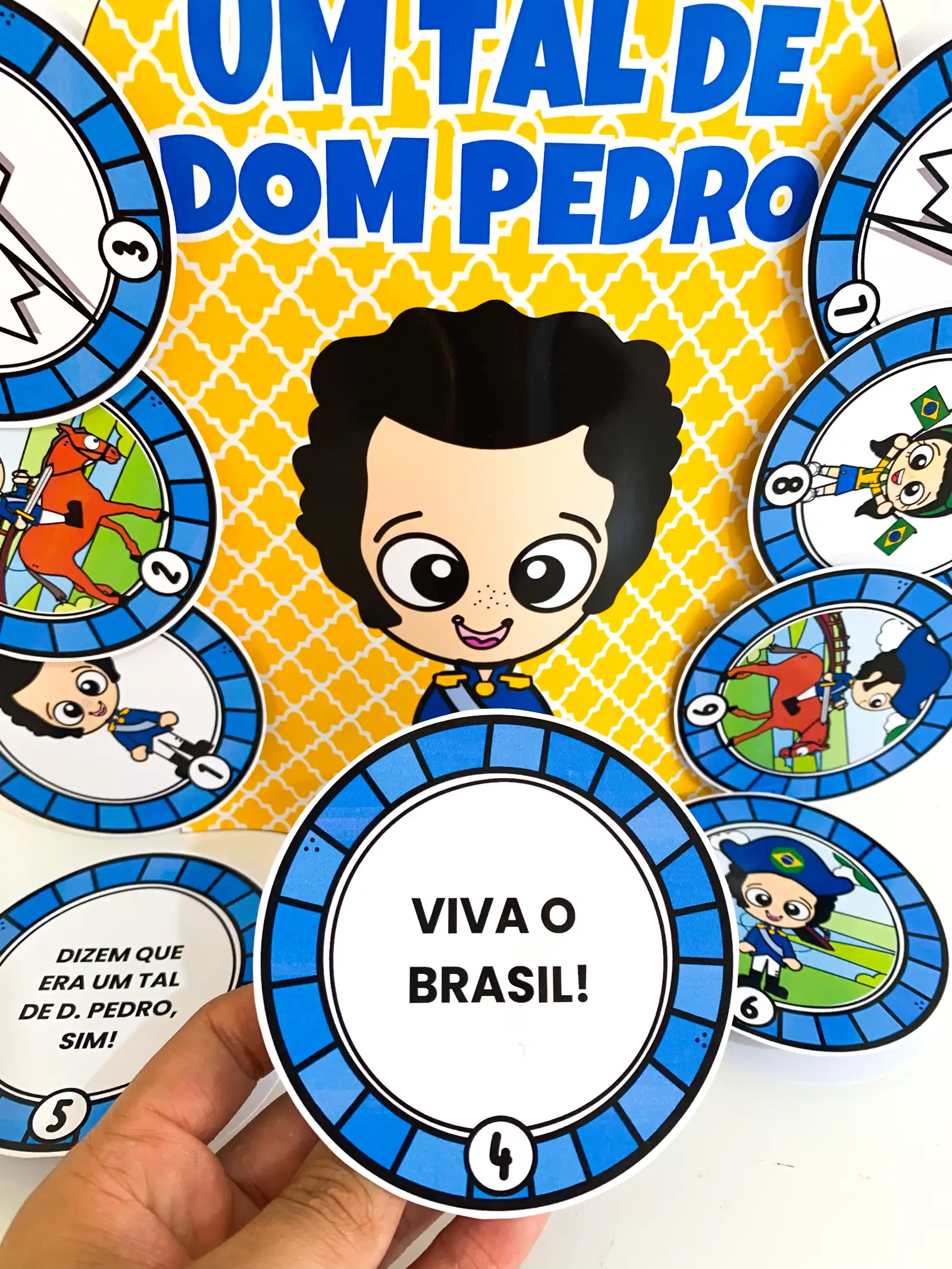 Luva musical “Um tal de Dom Pedro” - Independência do Brasil — amostra 6: Luva musical “Um tal de Dom Pedro” para trabalhar…