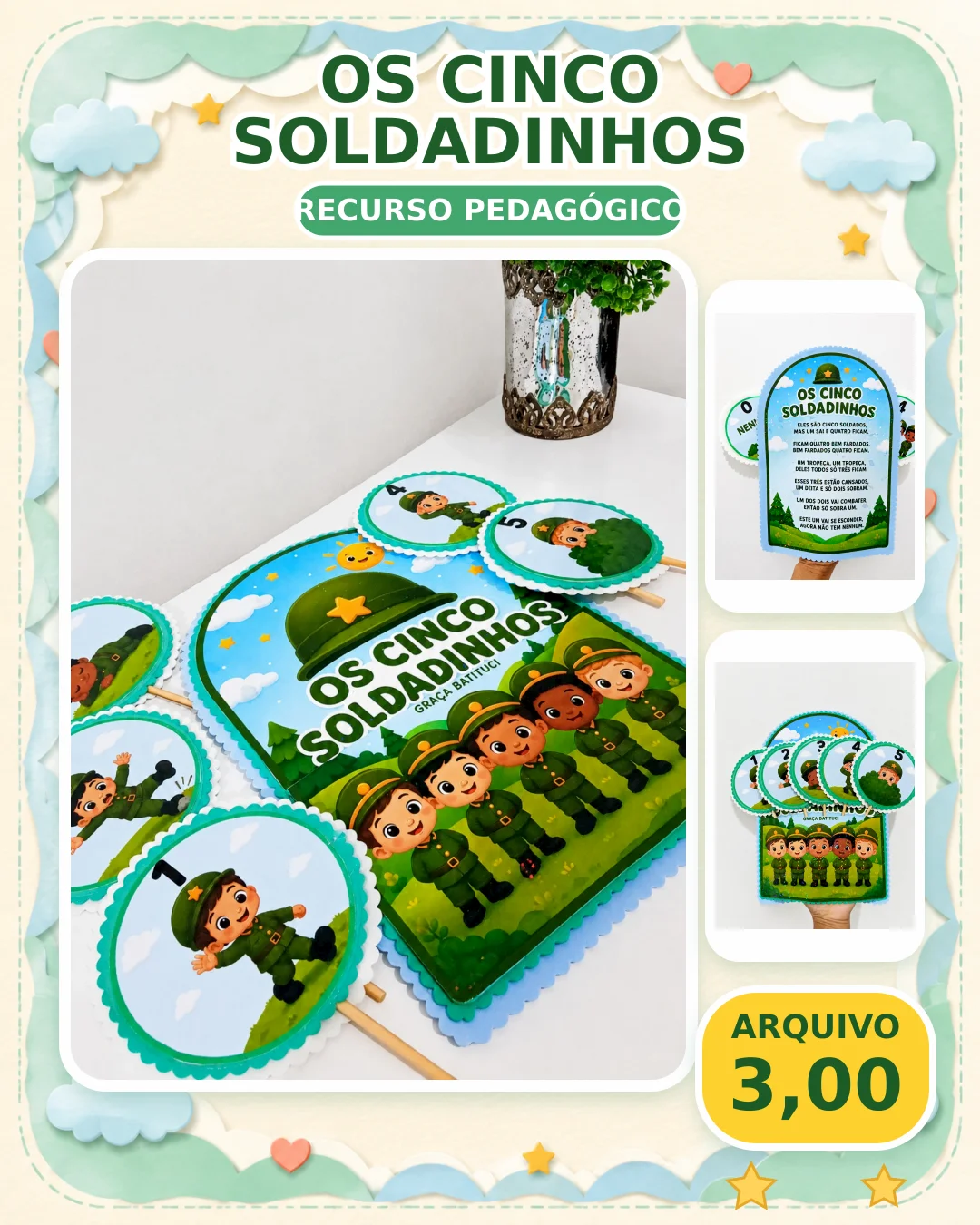 🪖Luva os 5 soldadinhos 🪖 — capa do material