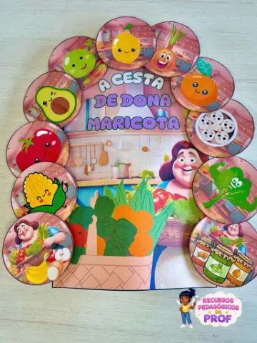 Luva Para Contação de História - A Cesta da Dona Maricota — capa do material