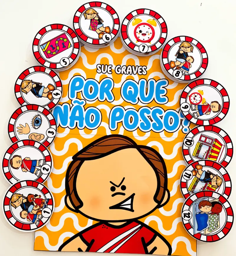 Luva para contação de história: Por que não posso? — amostra 1: Luva para contação: Por que não posso?