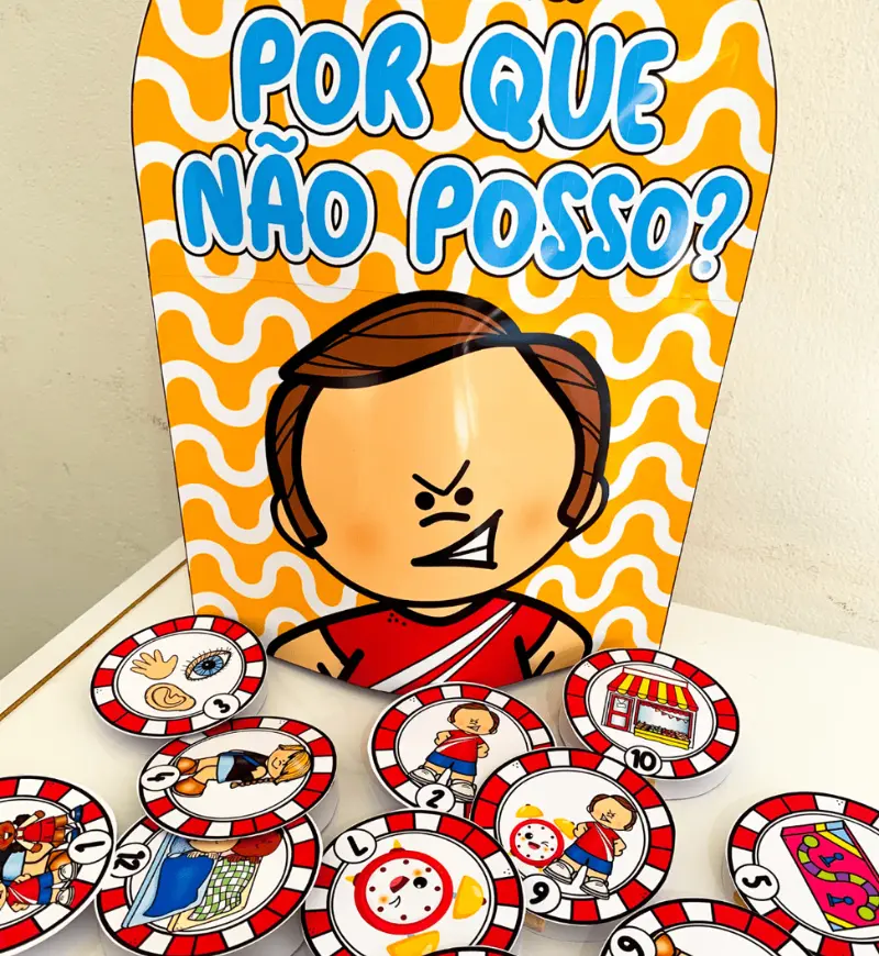 Luva para contação de história: Por que não posso? — amostra 2: O que vem no material
