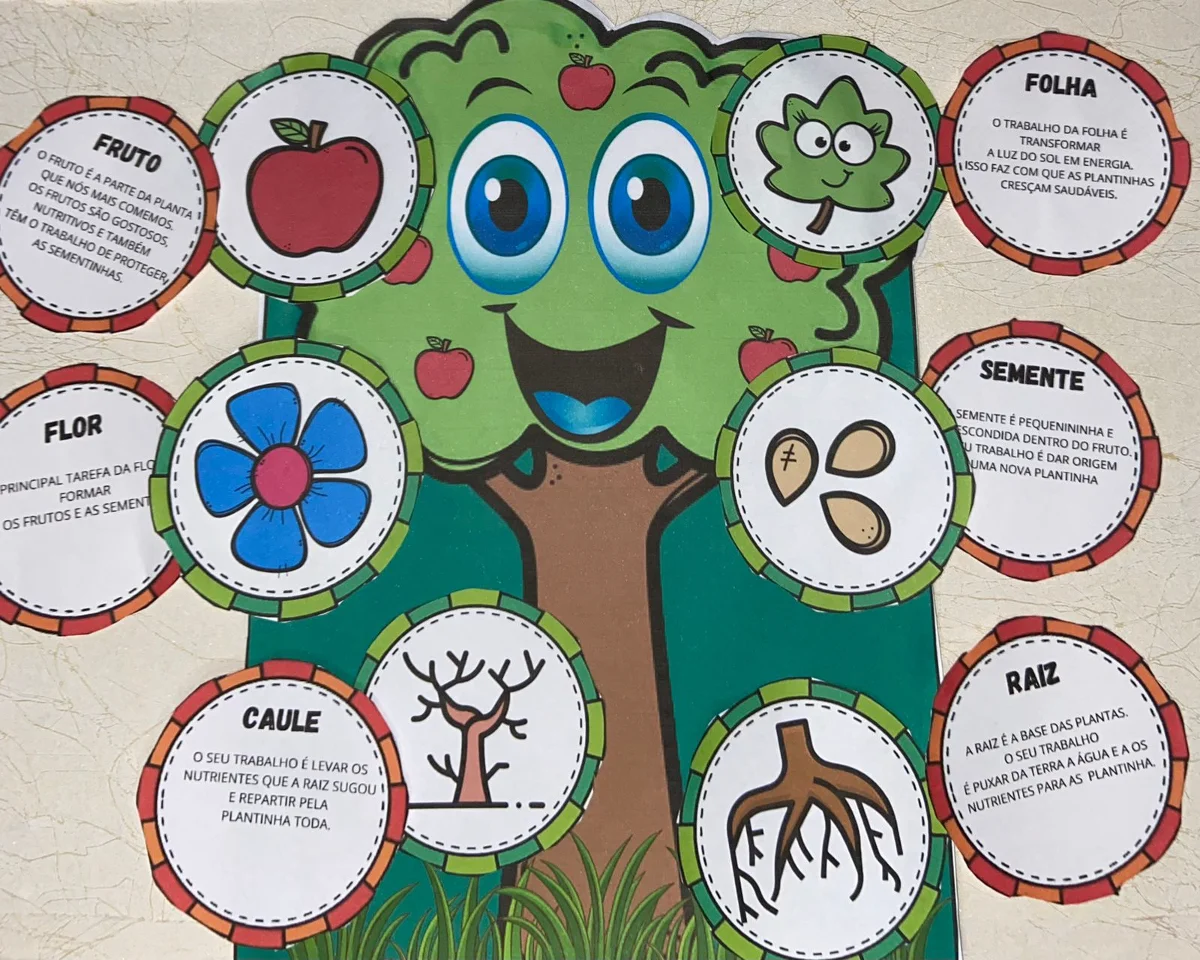 Luva Partes Da Árvore – Material Pedagógico — amostra 4: PARTES DE UMA PLANTA - Explorando o Mundo Vegetal