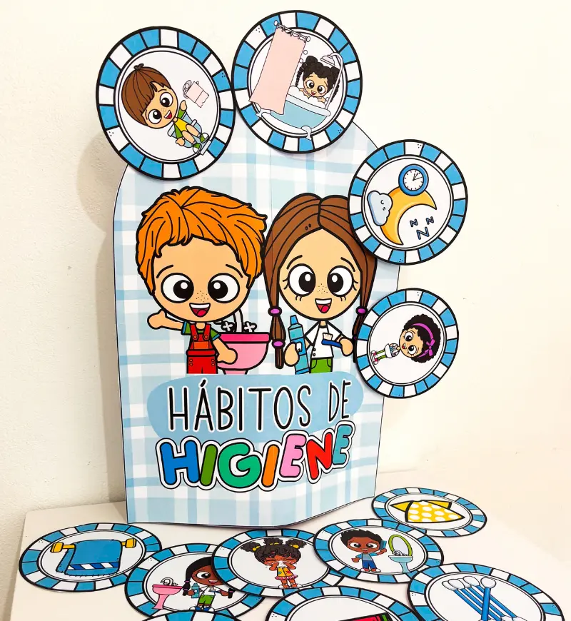 Luva Pedagógica de Higiene: 12 Cards para Educação Infantil — capa do material