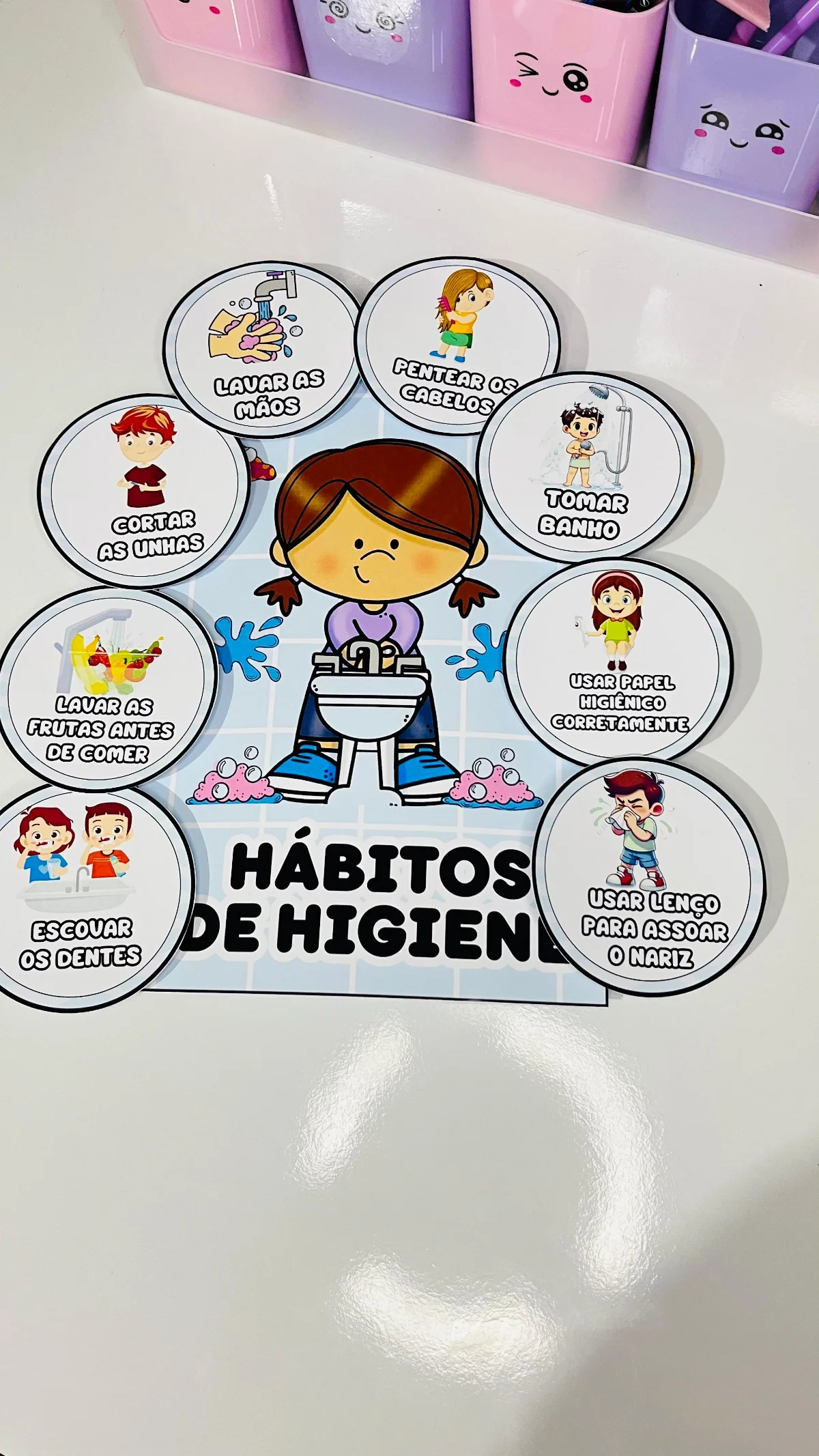 Luva Pedagógica: Hábitos de higiene – PDF para Imprimir — amostra 4: HÁBITOS DE HIGIENE