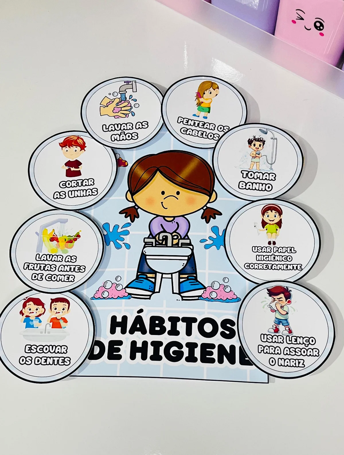 Luva Pedagógica: Hábitos de higiene – PDF para Imprimir — capa do material