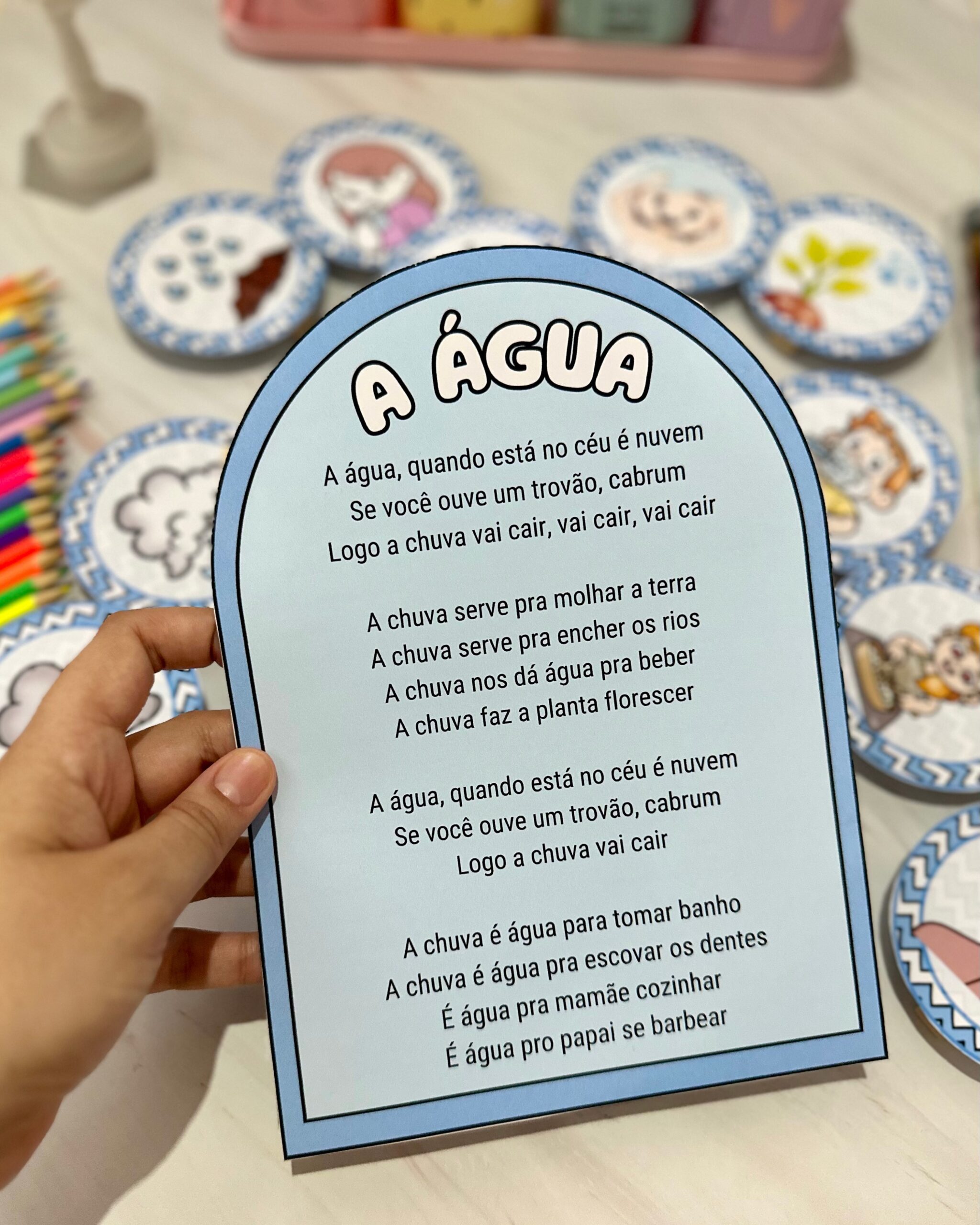 Luva pedagógica / luva musical: água – PDF para Imprimir | Educação Infantil — amostra 1: Sobre o LUVA PEDAGÓGICA / LUVA…