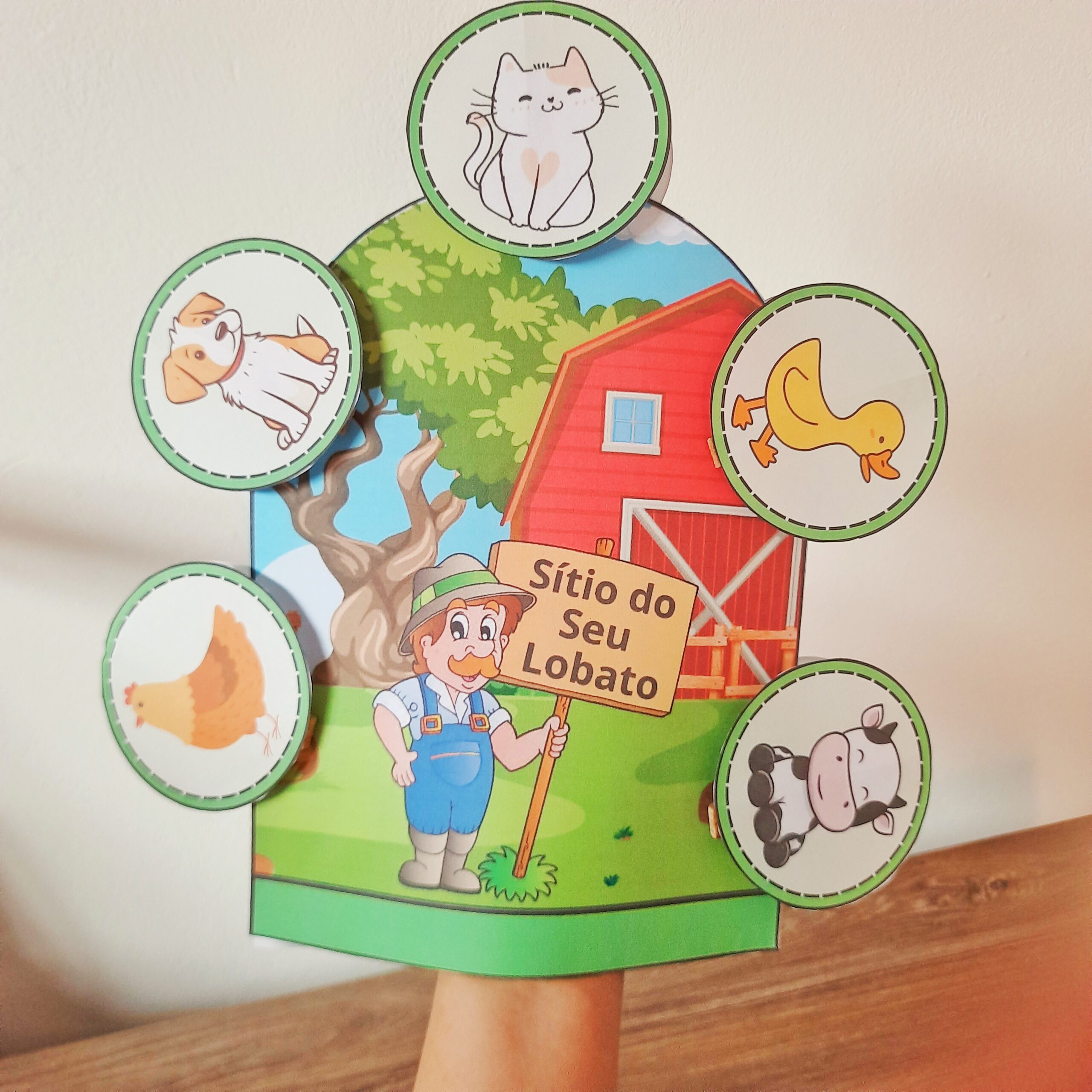 Luva pedagógica musical: Sítio do Seu Lobato com flip book — amostra 1: Música e participação com Sítio do Seu Lobato