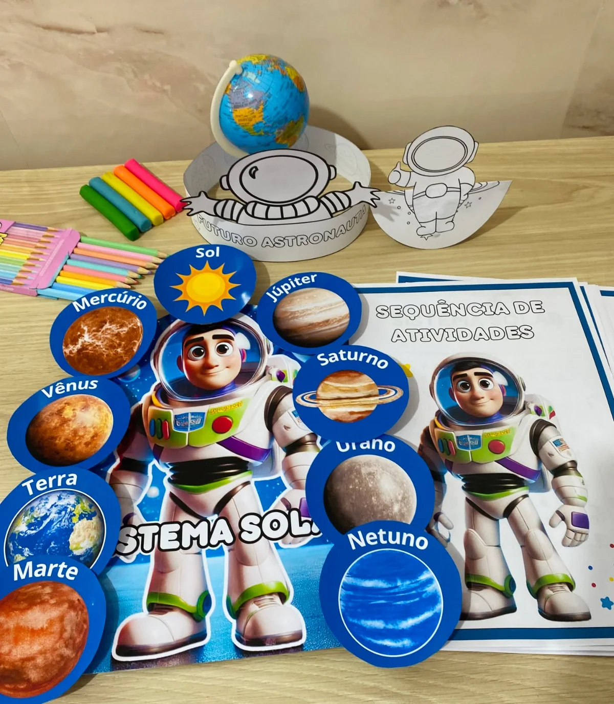 LUVA PEDAGÓGICA + SEQUÊNCIA DE ATIVIDADES DO SISTEMA SOLAR — capa do material