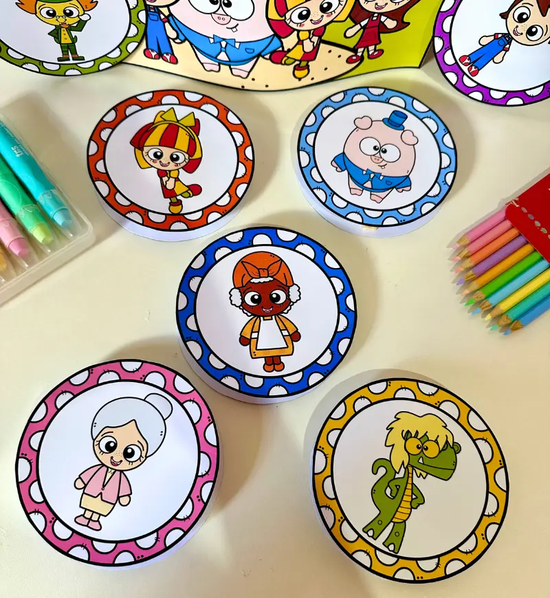 Luva Pedagógica Sítio do Picapau Amarelo com Cards — amostra 3: Como usar em sala de aula