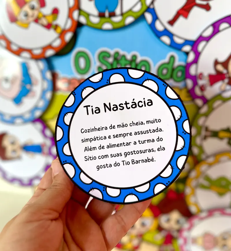 Luva Pedagógica Sítio do Picapau Amarelo com Cards — amostra 5: Explore os personagens do Sítio do Picapau Amarelo com uma…