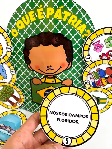 Luva-Poema O Que É Pátria – Educação Infantil — amostra 2: Luva-poema O Que É Pátria para trabalhar a Semana da Pátria na…