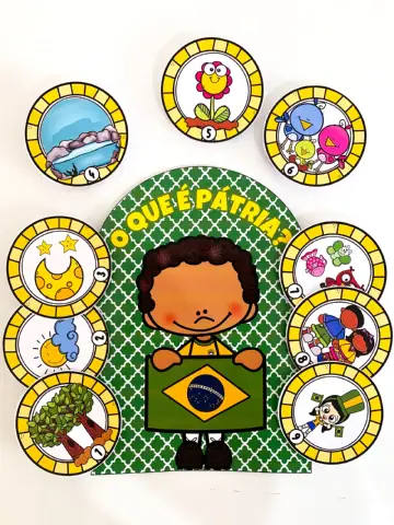 Luva-Poema O Que É Pátria – Educação Infantil — amostra 6: Luva-poema O Que É Pátria para trabalhar a Semana da Pátria na…