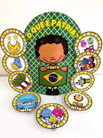 Luva-Poema O Que É Pátria – Educação Infantil — amostra 7: Luva-poema O Que É Pátria para trabalhar a Semana da Pátria na…